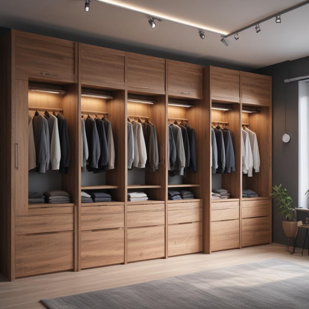 Гардеробные на заказ по размерам: принципы подгонки, проектирования и монтажа